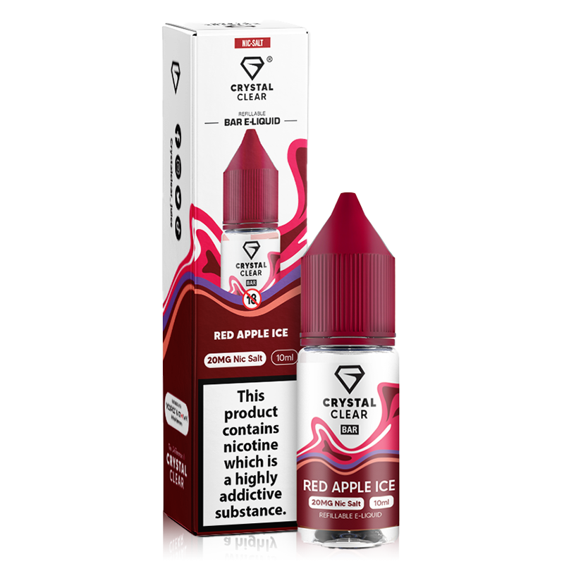 Crystal Clear Bar - Red Apple Ice 20mg - 10ml